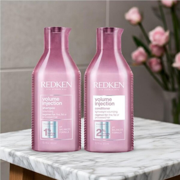 Redken Volume Injection 300ml Duo for fine or flat hair in need of volume or lift