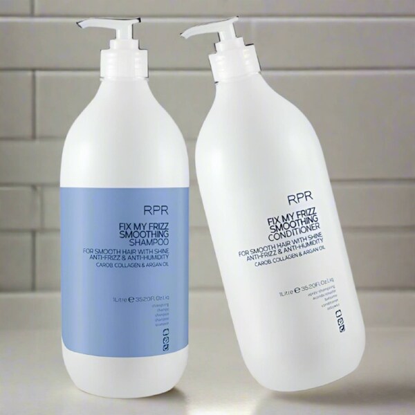 RPR Fix My Frizz Duo 1L Shampoo & Conditioner - Anti-Frizz Smoothing Bundle