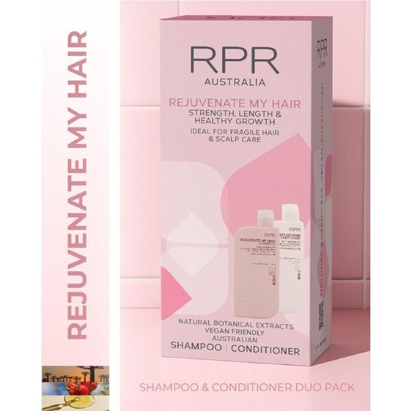RPR Rejuvenate My Hair Duo Pack 300ml each Anti Ageing Strenghtends & Restores Hair