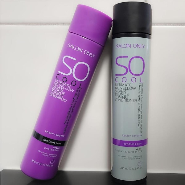 SO Cool Duo 300ml Shampoo & Conditioner - Silver Blonde Toning Bundle