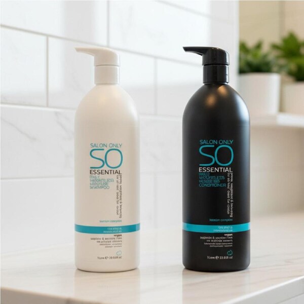 SO Essential Shampoo & Conditioner Daily Moisturising, Gentle Weightless & Balancing