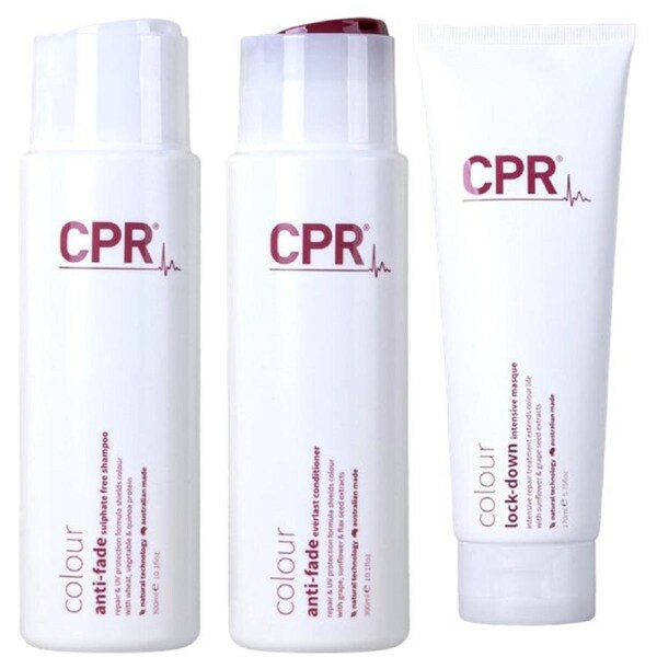 Vitafive CPR Colour Anti fade Shampoo Conditioner 300ml and Treatment 170ml Trio