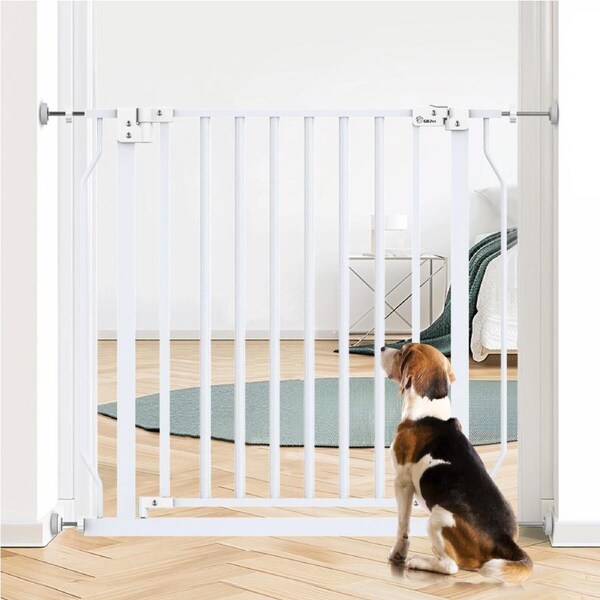 Advwin Pet Safety Gate Fits 75-87CM Security Gate for Stairs/Doorways/House