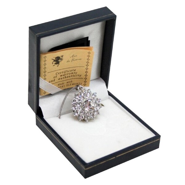 Art De France Rosette Necklace with Swarovski Elements