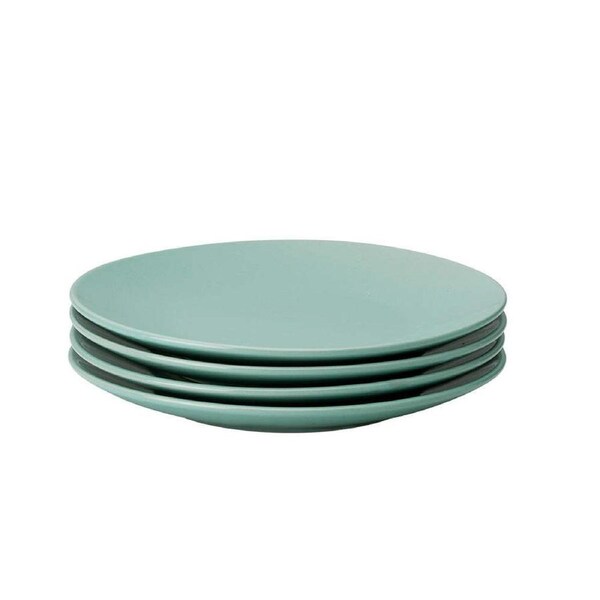 4pc Wiltshire Eucalypt Everday Dining Glazed Stoneware Side Plates Set 20cm