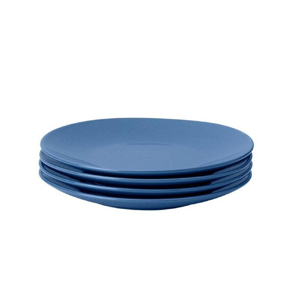 4pc Wiltshire Ocean Everday Dining Glazed Stoneware Side Plates Set 20cm