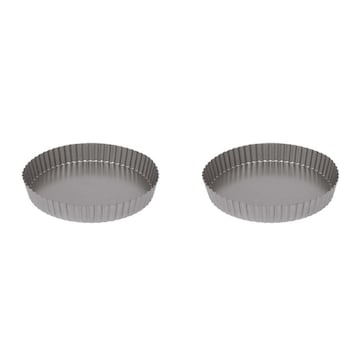 2PK Wiltshire Round Removable Base Non-Stick Quiche/Tart Oven