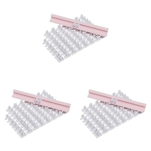 3 x 74pc Wiltshire Plastic Fondant Letter Press Personalised Cake Decorating Set