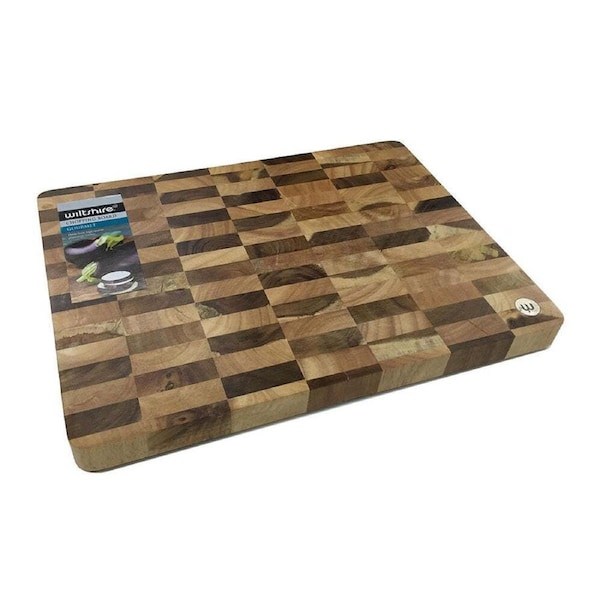 Wiltshire Chequered End Grain Chopping and Preparation Board 40x30x3cm