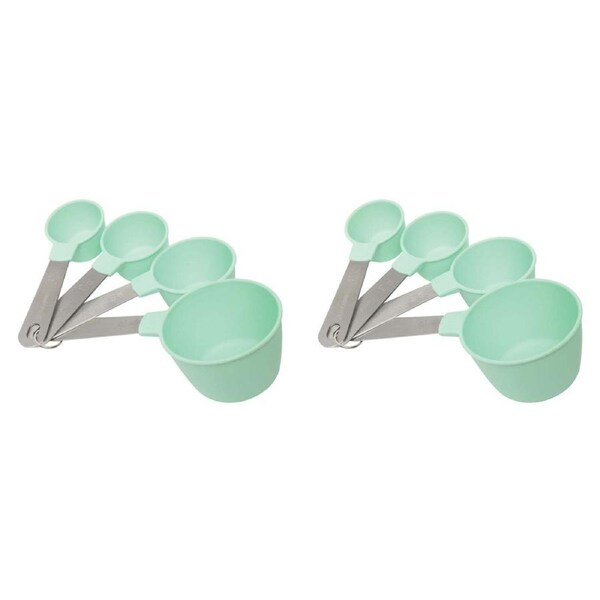 2 x 4pc Wiltshire Australian Metric Standard Nylon Measuring Cups Bakeware Set