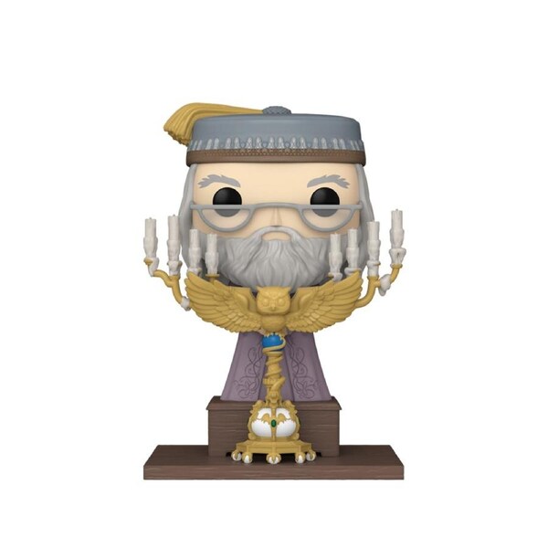 Funko Harry Potter Albus Dumbledore With Podium Pop! Deluxe Vinyl Figure