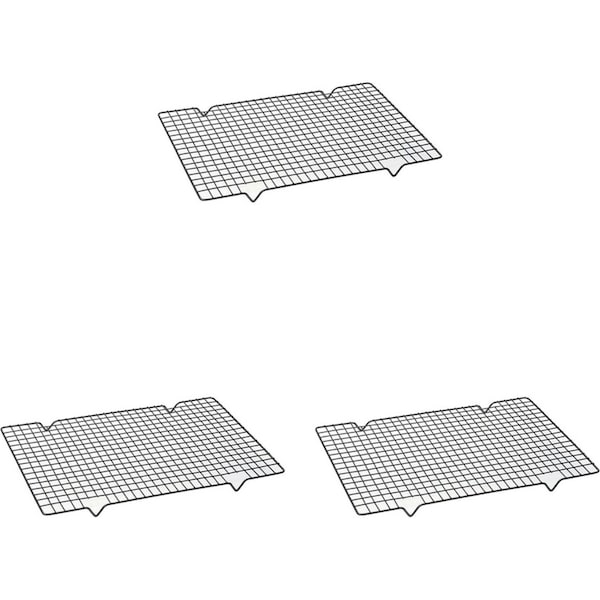 3PK Wiltshire Non Stick Coated Oven Safe Bakeware Cooling Rack 40.5x25.5cm