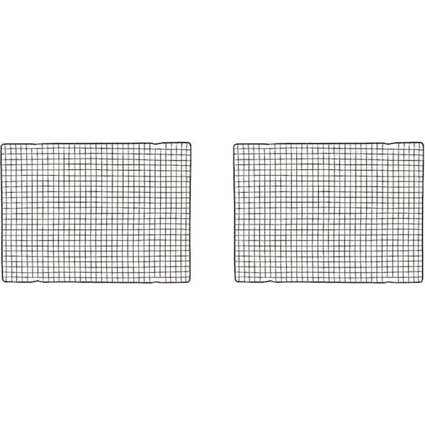 2PK Wiltshire Non-Stick Wired Rectangular Kitchen Baking Cooling Rack 50x36cm