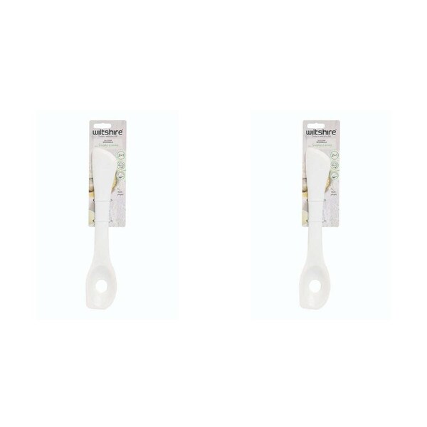 2PK Wiltshire Silicone 2-In-1 Flexible Non-Stick Spoon/Spatula Kitchen Utensils