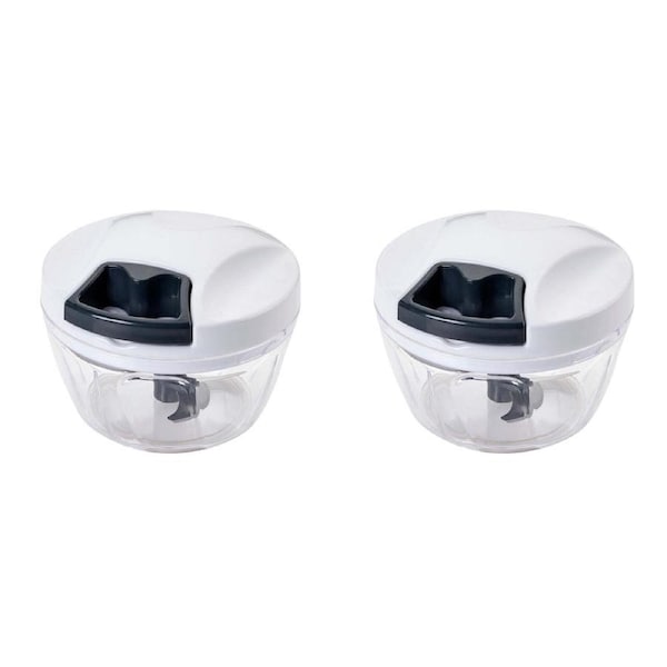 2PK Wiltshire Small Compact Pulse Vegetable Preparation Storage Chopper/Dicer