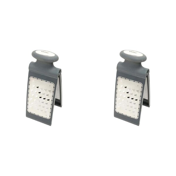 2PK Wiltshire Compact Foldable Cheese/Vegetable Kitchen Food Grater Utensil