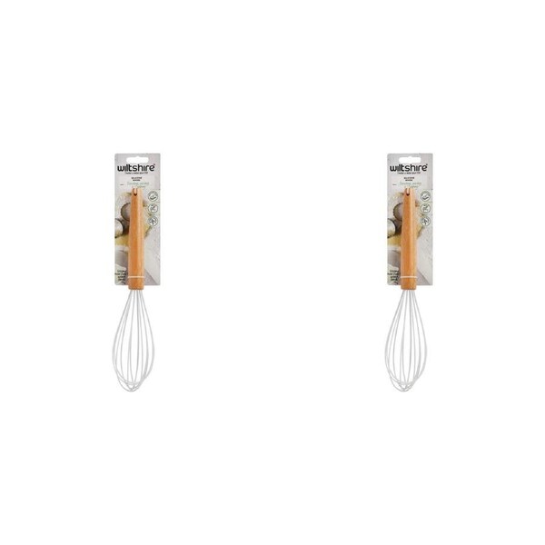 2PK Wiltshire Non-Stick Silicone Baking Whisk/Beater/Whipper Kitchen Tools