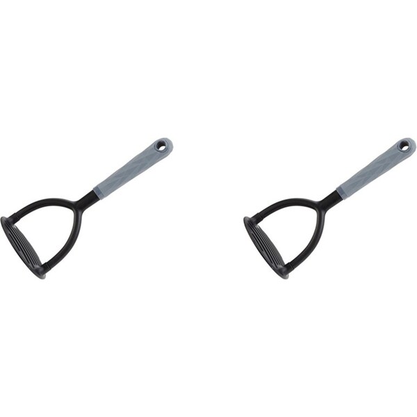 2PK Wiltshire Diamond Soft Touch Handle Potato Masher/Smasher Kitchen Tool