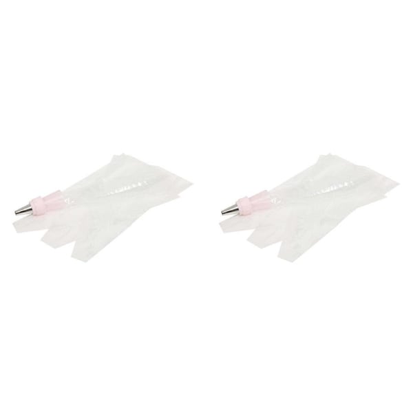 8pc Wiltshire Dual Chamber Disposable Cake Decorating Piping Bag Bakeware Set