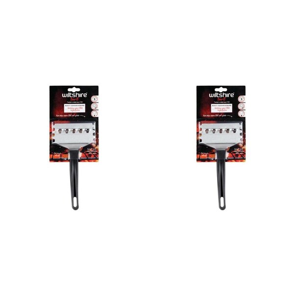 2PK Wiltshire Bar-B Bristle-Free Barbeque Grill Cleaning Sharp Scraper Tool