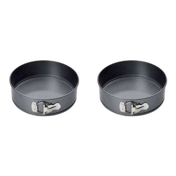 2PK Wiltshire Easybake Non-Stick Springform Cake Pan Oven Safe Baking Tin 23cm