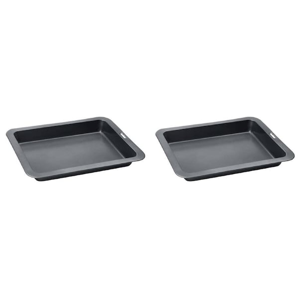 2PK Wiltshire Easybake Non-Stick Rectangular Roast Pan Cooking Tray 36.5x25cm