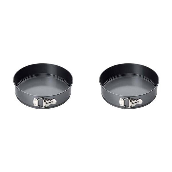 2PK Wiltshire Easybake Non-Stick Springform Cake Pan Oven Safe Baking Tin 25cm