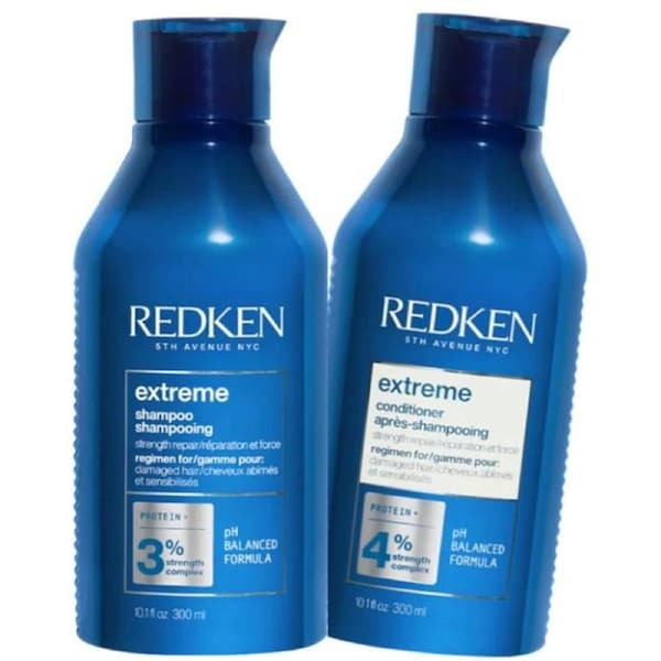 Redken Extreme Shampoo, Conditioner Duo for Damaged Hair in Need of Strength and Repair