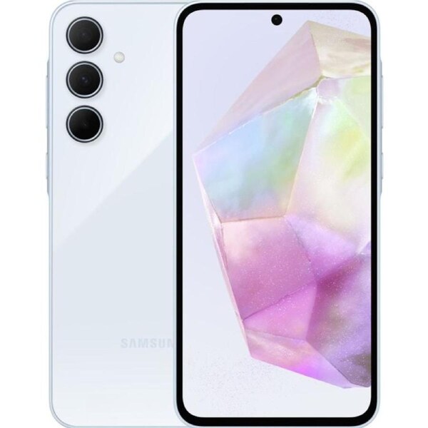 Samsung Galaxy A35 Dual SIM 5G (8GB RAM, 128GB, Awesome Ice Blue) - BRAND NEW