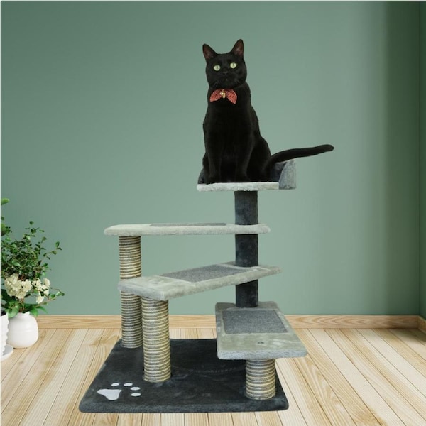 Petwiz Multi Level PawPal Scratching Post Cat Tree