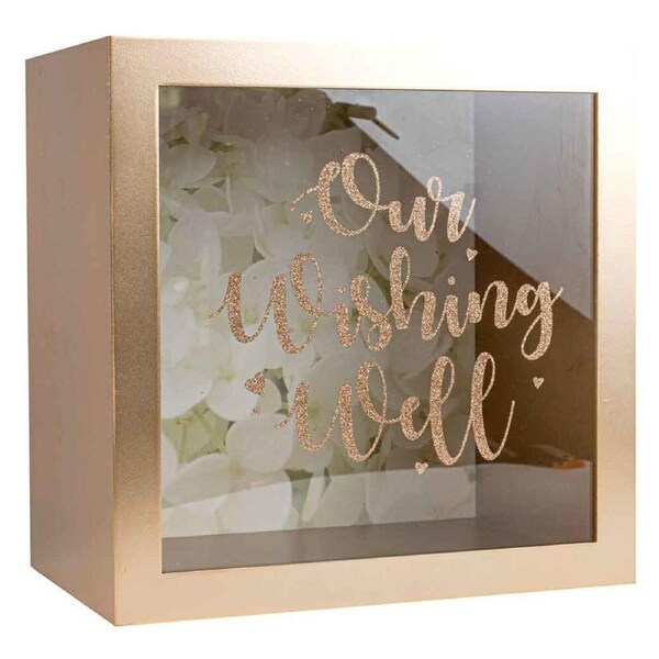 Rose Gold Wishing Well Keepsake - Our Wishing Well