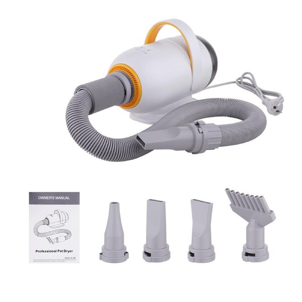 ACA 2-in-1 Dog Cat Pet Heater Hair Grooming Dryer Blower Vacuum Kit Cleaner 3200W