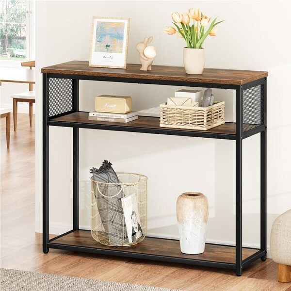 ALFORDSON Console Table Industrial Storage Rack 3 Shelves