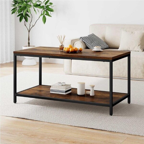2-tier ALFORDSON Coffee Table Industrial Side Table