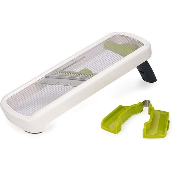 Joseph Joseph Multi-Grip Mandoline Plus Stainless Steel Blade 38cm Slicer White