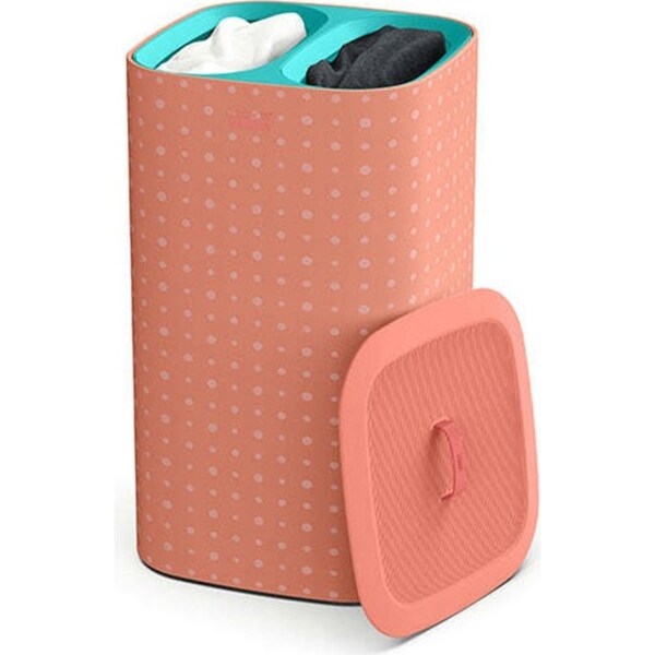 Joseph Joseph Tota Pop 60L/71cm Laundry Basket Clothes Storage Organiser Coral