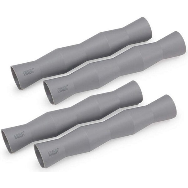 2x 2PK Joseph Joseph Orderly Clothes Suits/Jackets Rail Spacer Set Lrg 20cm Grey