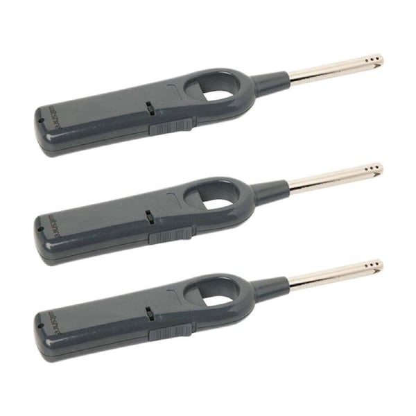 3PK Wiltshire Portable Adjustable Gas Flame Multi-Purpose Barbeque Lighter