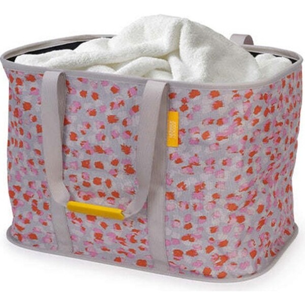 Joseph Joseph Hold-All Max 53cm/55L Laundry Basket Box w/ Handle Peach Blossom