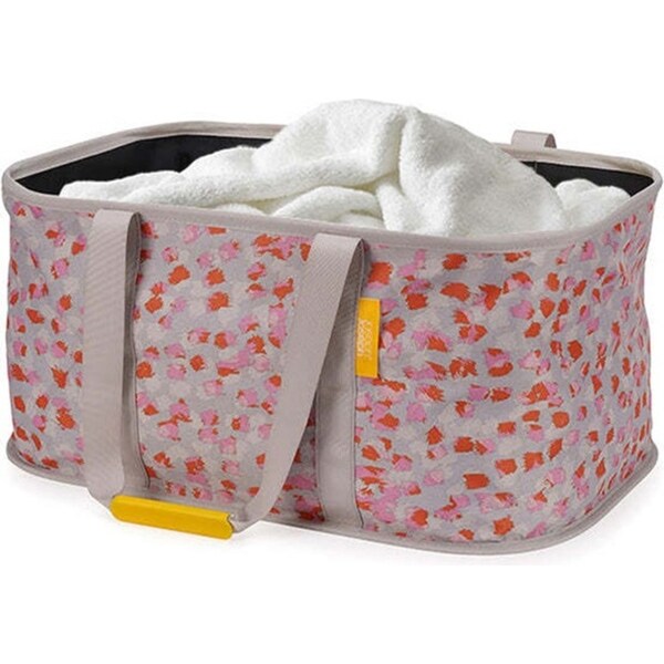 Joseph Joseph Hold-All Max 53cm/35L Laundry Basket Box w/ Handle Peach Blossom