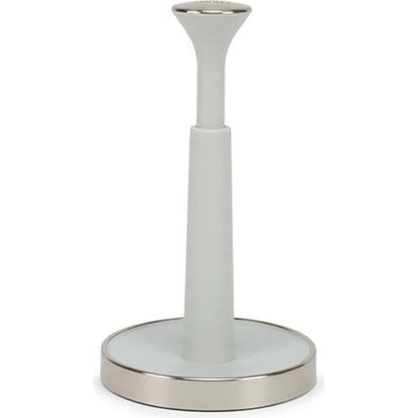 Joseph Joseph Push&Tear Kitchen Paper Towel Roll Holder Storage 28cm Light Stone