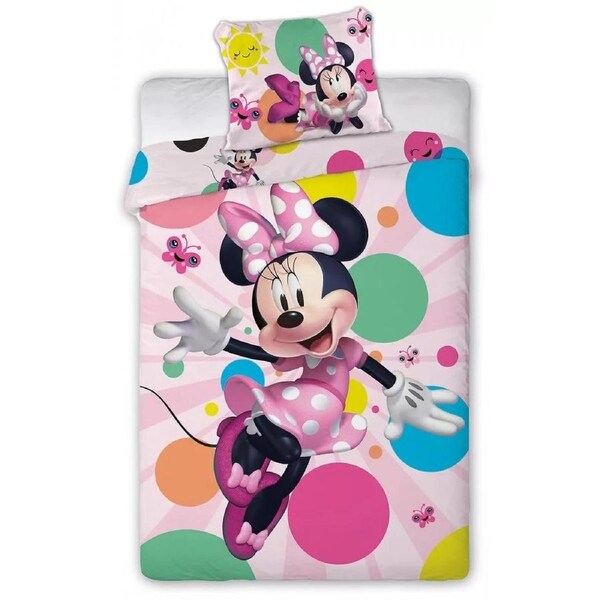 Disney Minnie Mouse Spots Quilt Cover Set - Single Bed Size