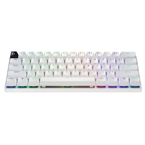 Logitech G Pro X 60 LIGHTSPEED Gaming Keyboard (White)