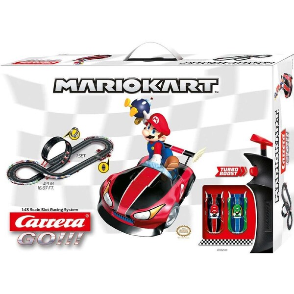 Carrera GO!!! Nintendo Mario Kart Wii Track Slot Car Set