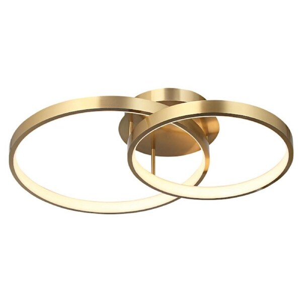 Zola Close To Ceiling Light Gold 2lt