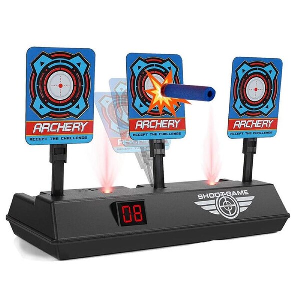 Catzon Kids Electronic 3 Shooting Target Auto Reset for Toy Gun