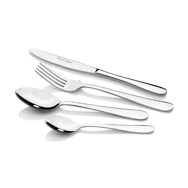 30pc Stanley Rogers Albany Stainless Steel Cutlery Spoon/Fork Tableware Set
