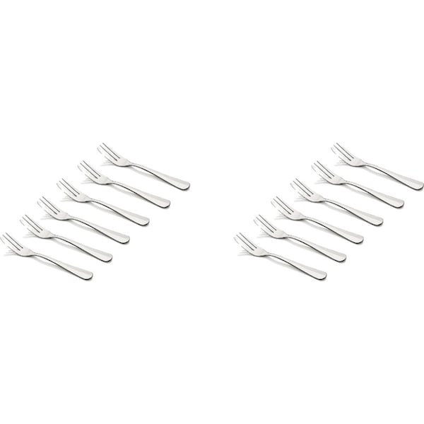 12PK Stanley Rogers Baguette Cake Fork Individual Stainless Steel Cutlery