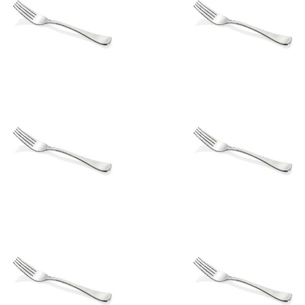 6PK Stanley Rogers Metro Dessert Fork Individual Stainless Steel Cutlery Utensil