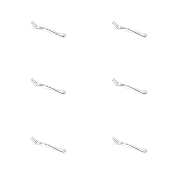 6PK Stanley Rogers Metro Oyster Fork Individual Stainless Steel Cutlery Utensil